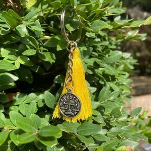 Zodiac Libra Tassel Keychain